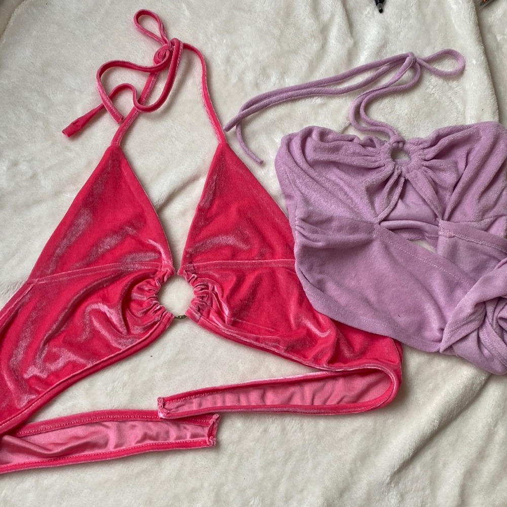 2 Very Fun Sexy Pink Going Out Tops💗